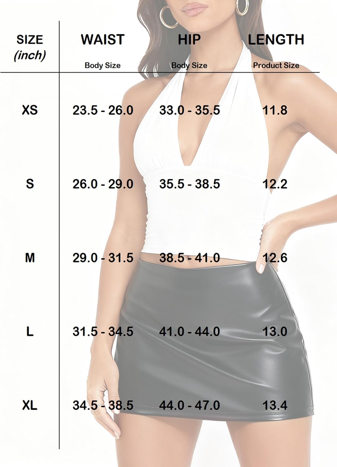 OZICERD Women Faux Leather Skirt Low Rise A Line Leather Skort Mini Skirt with Shorts Going Out Rave Club Pleather Skirts Y2k - Image 7