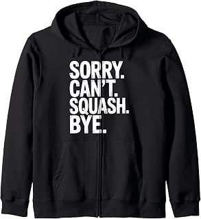 Funny Squash Design For Men Women Kids Sport Lovers Squash Zip Hoodie