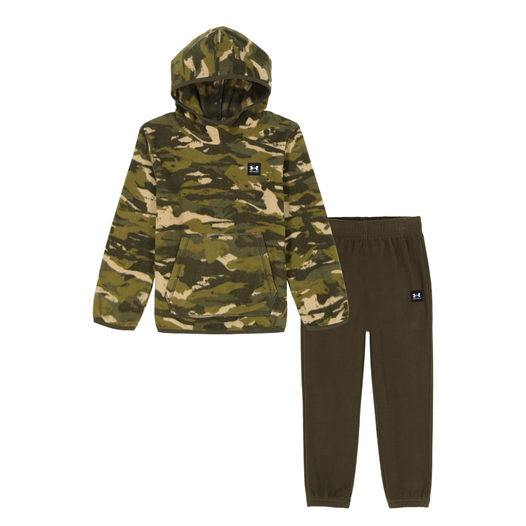 Under Armour Boys' 2-Piece Long Sleeve T-Shirt and Fleece Pants Set, Outdoor Collection
