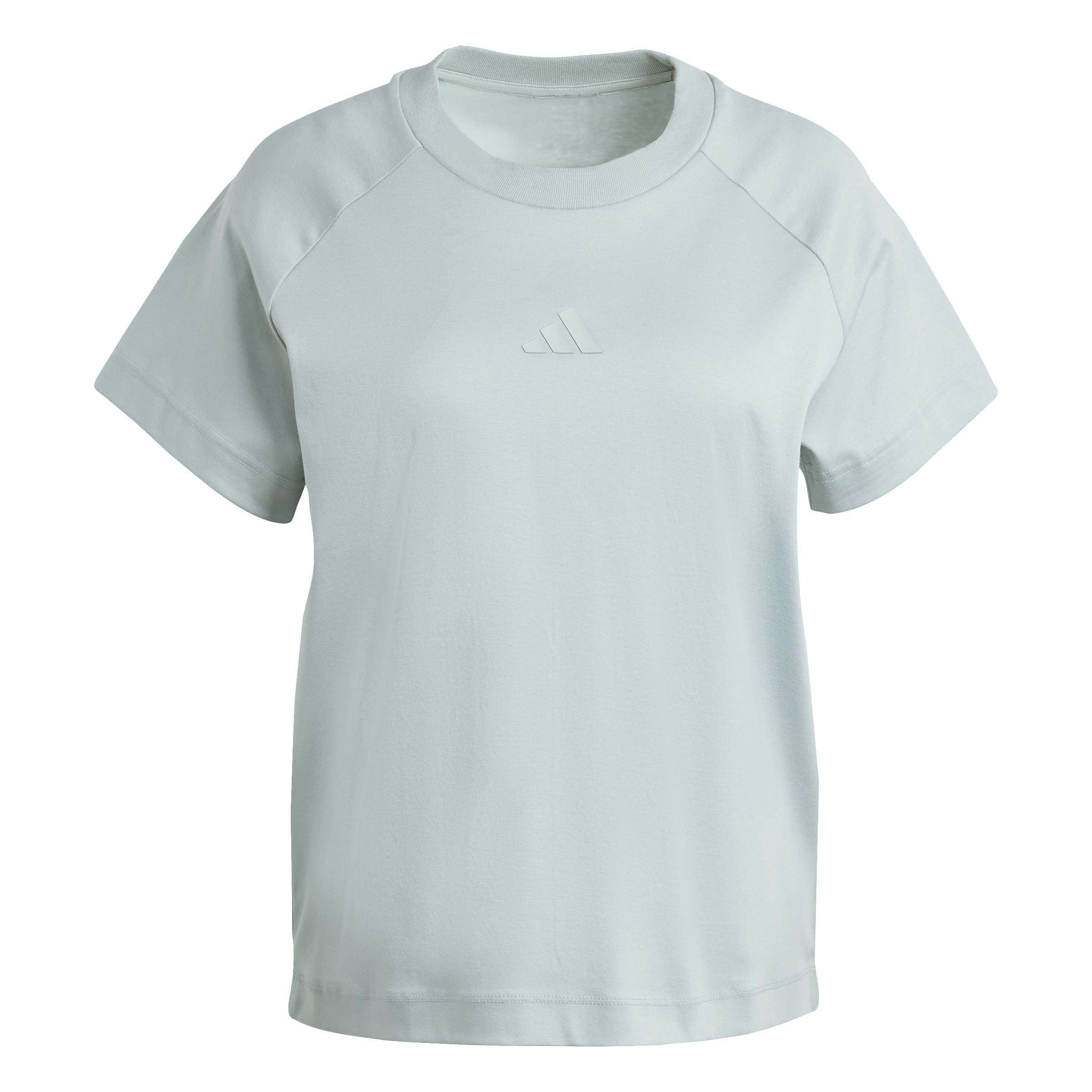 adidas Women's Soft LUX TEE, Wonder Sage, L