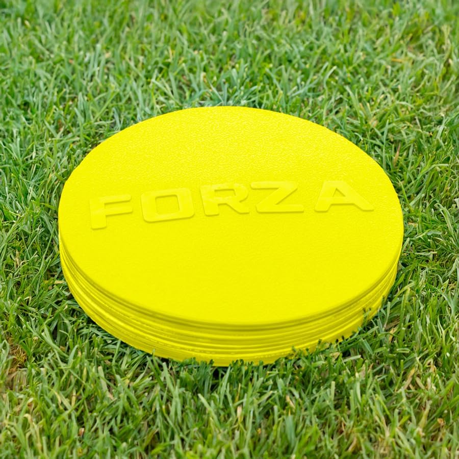 FORZA Mini Flat Disc Markers [20 Pack] | PVC Training Marker Discs ...