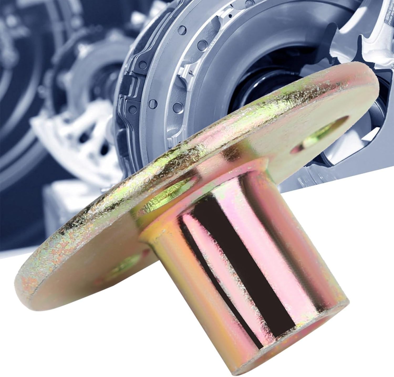 Ejoyous Flange Nut, 5 Pcs, 3 Hole Galvanized Iron Tee Nut, Round Base Furniture Fixing, Smooth RustResistant Surface, for Furniture Connection and Repair (M8)