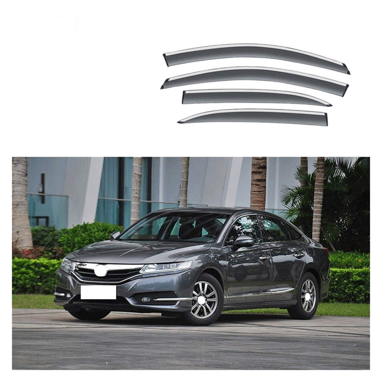 4 Piezas Deflectores de Viento Coche para Spirior 2015-2020, Ventanas Laterales Deflectores Aire Ventana Derivabrisas Lluvia Visera Protector Accesorios