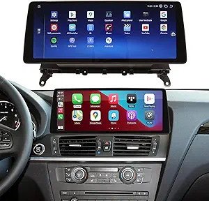 proweijun 12.3" Android 14 Car Stereo for BMW X3/X4 F25/F26 (NBT) with Wireless CarPlay & Android Auto