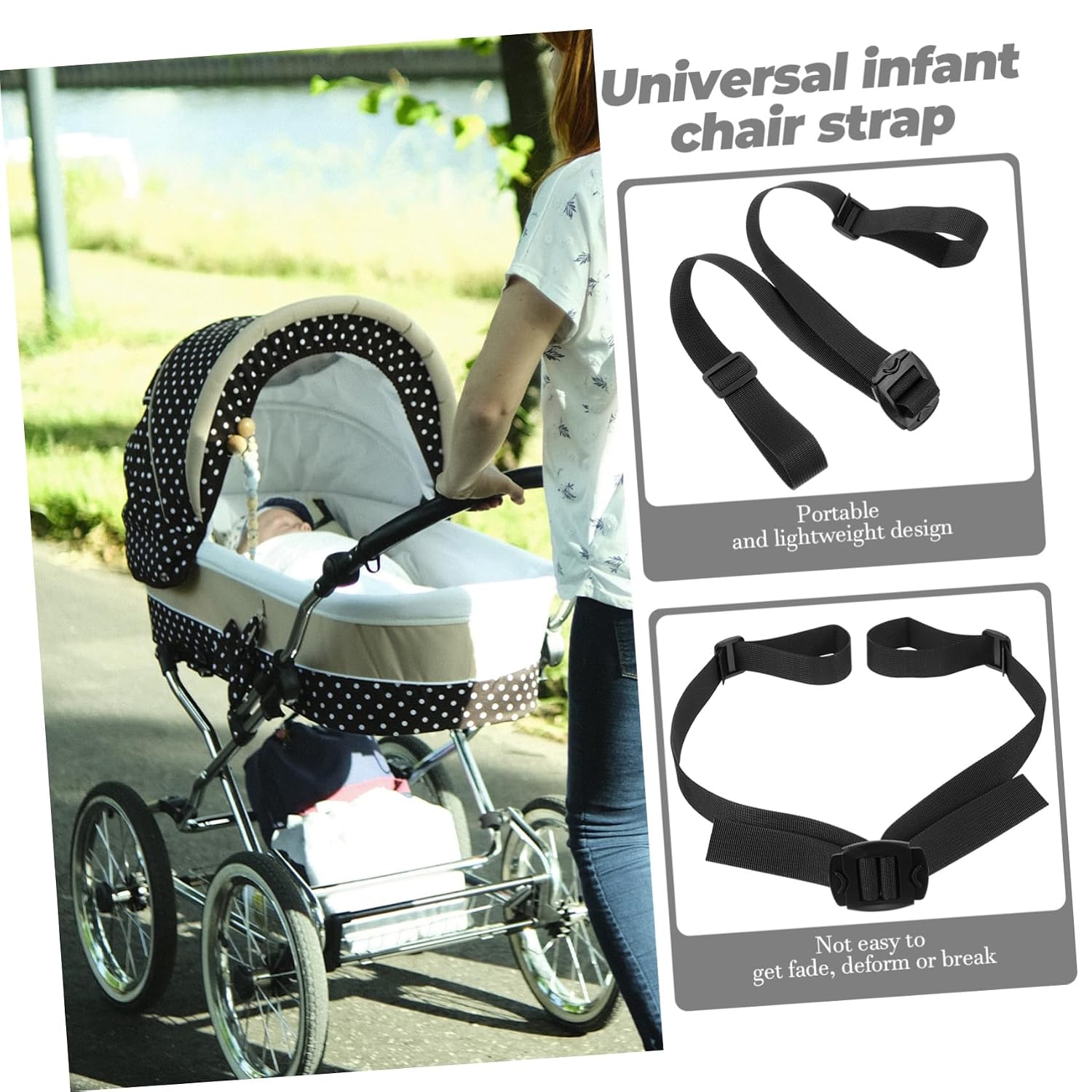KOMBIUDA Highchair Straps Safety Harness Belt for Boy Girl Stroller Car Replacement