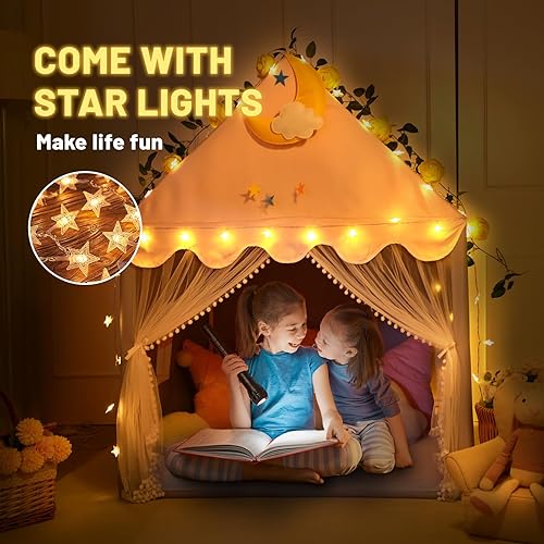 Miniatura 3 de Wilwolfer Tienda de campaña para niños – Tienda de campaña de juegos para niños pequeños – Tienda de campaña de juegos para interiores para niñas y