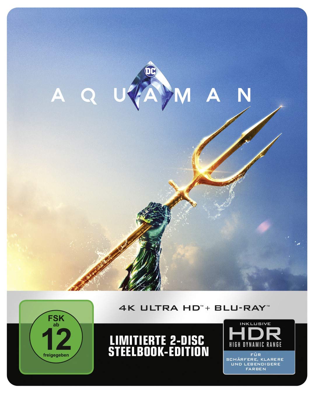 Aquaman 4K UHD + 2D Steelbook [Blu-ray]