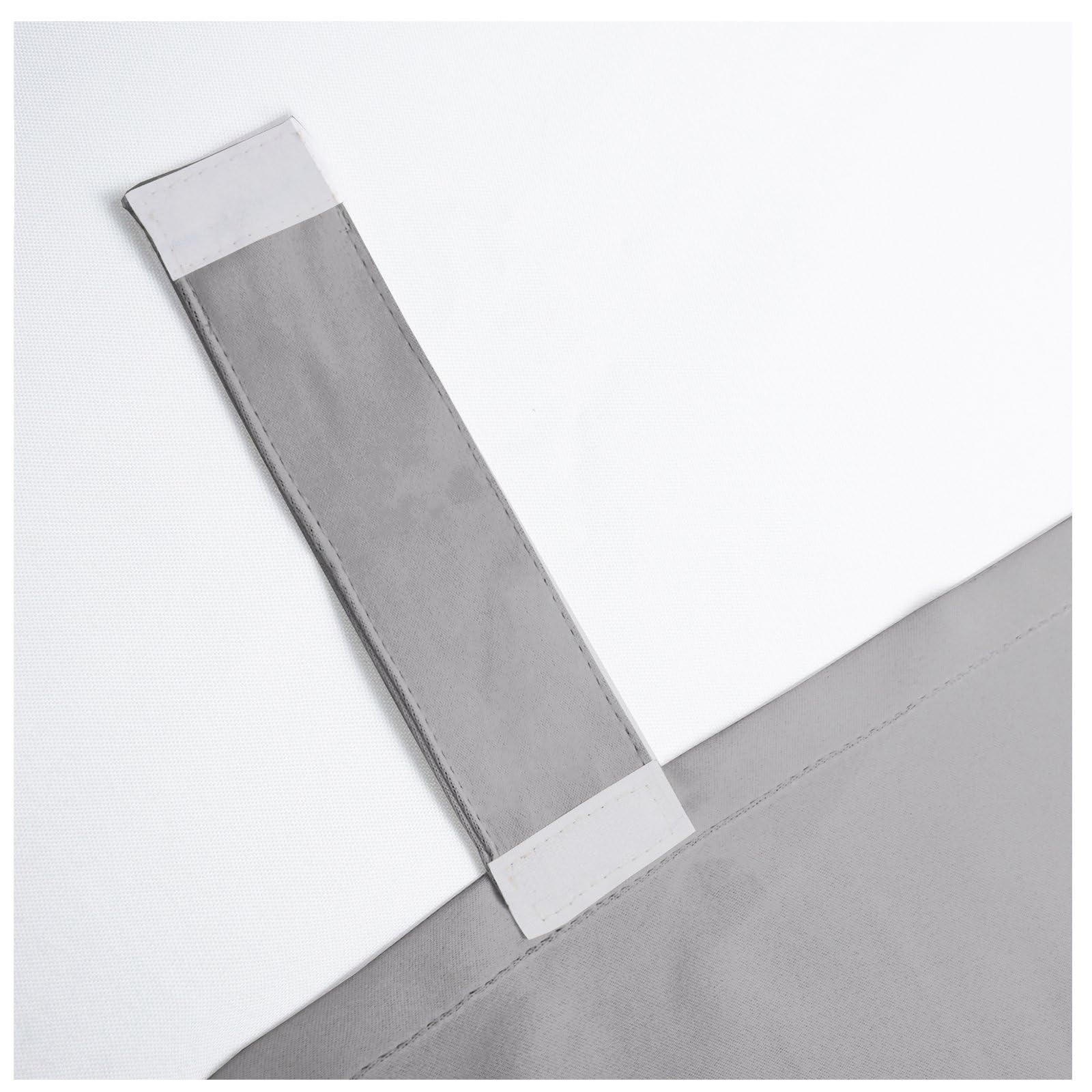 Tende per Gazebo da Esterno 262L × 150A cm, Tenda da Sole per Esterno Idrorepellente Tende Termiche per Balconi Terrazze con Passanti Adesivi protezione solare