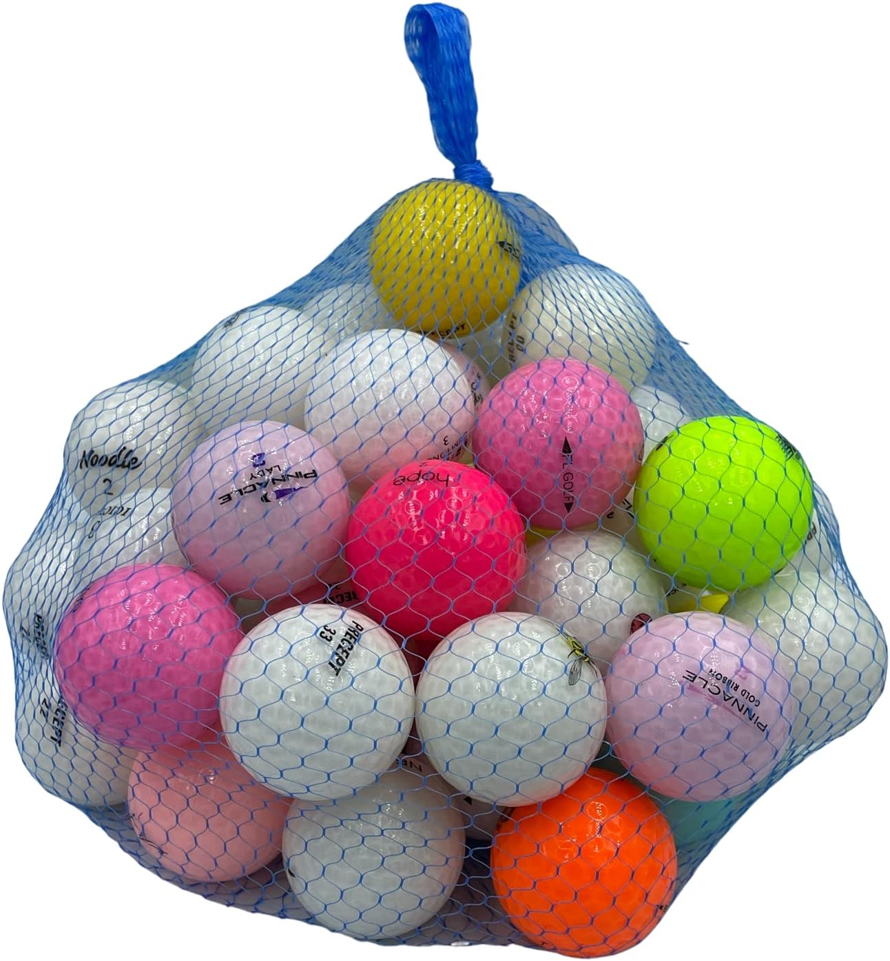 Golf Ball Planet Crystal Color Mix Used Golf Balls