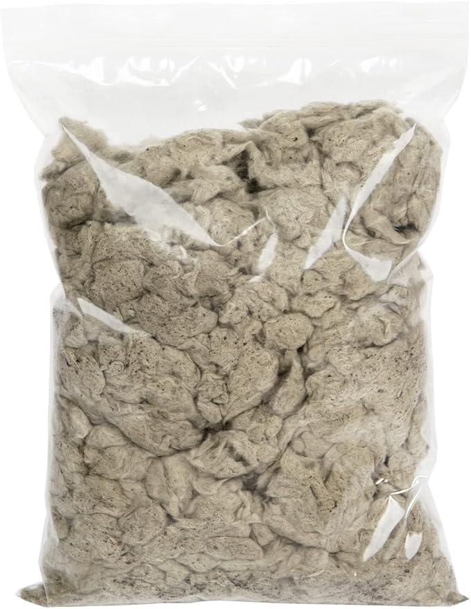 GASPRO Gas Fireplace Embers, 10 Oz. Rock Wool Glowing