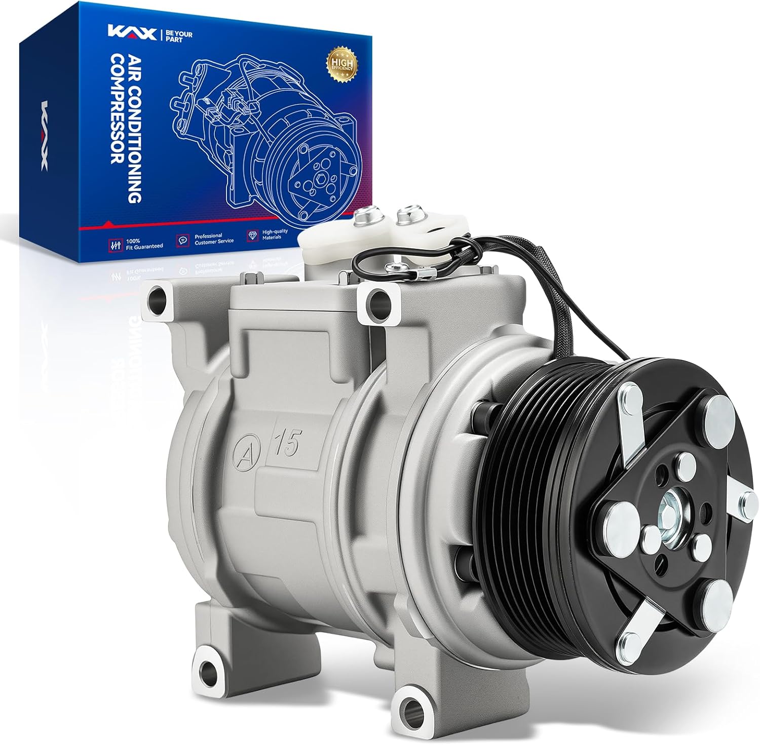 KAX 58882 Air Conditioning AC Compressor Fit for Acura RSX 2002-2006, Honda Civic 2002-2005 2.0L