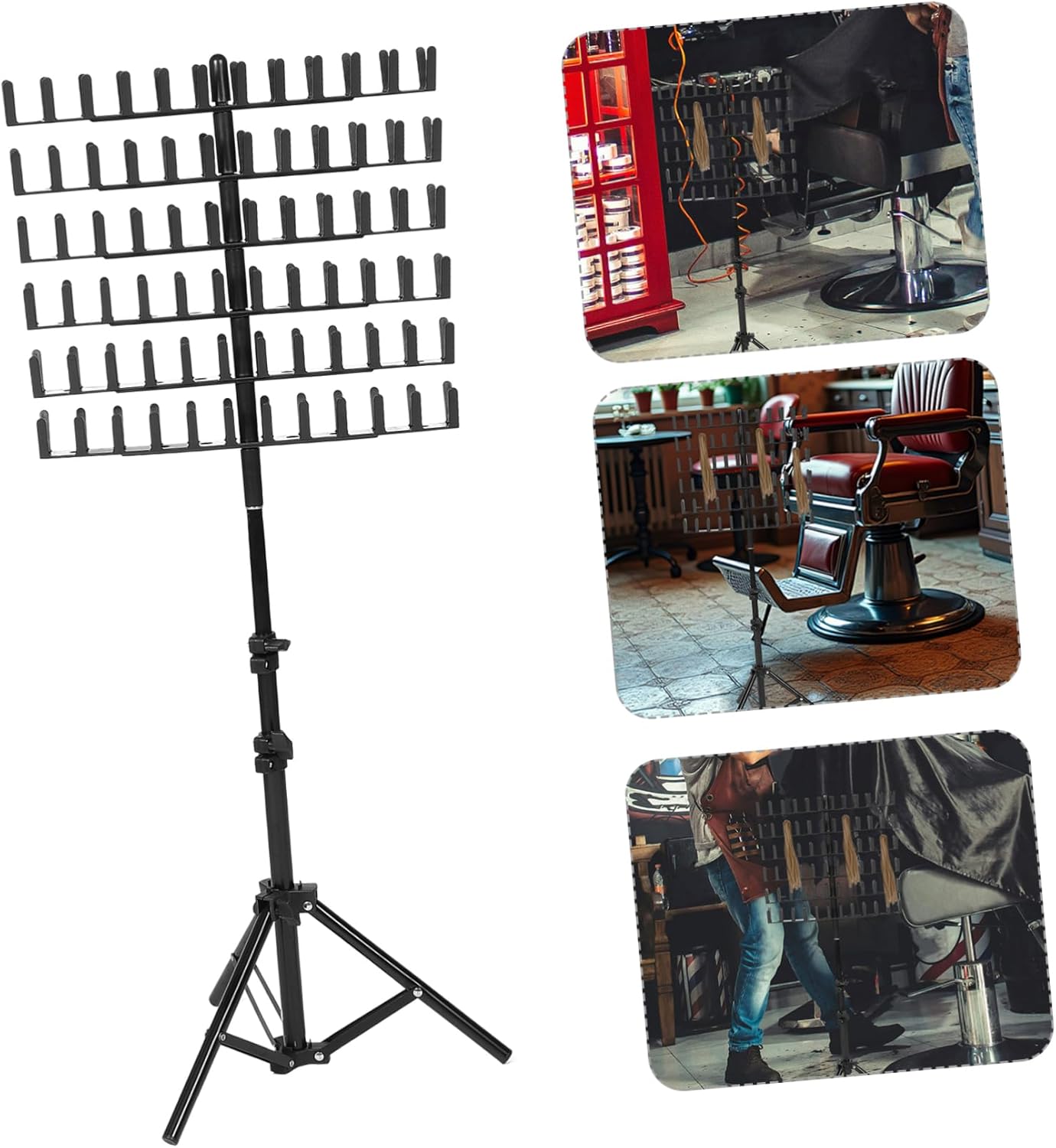 CALLARON Hair Braider Tools Height-adjustable Braiding Hair Rack Stand for Salon and Home
