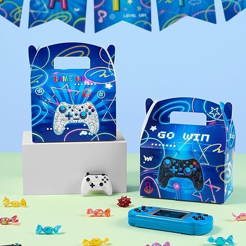 Miniatura 34 de WERNNSAI Paquete de 12 cajas de fiesta de dinosaurios, decoraciones de cumpleaños de dinosaurios, cajas de recuerdo de fiesta de dinosaurios