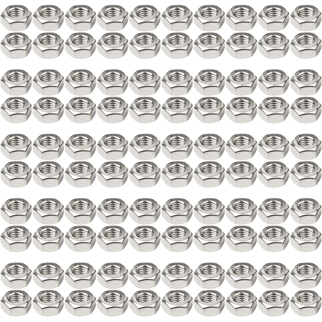 XunLiu 304 Stainless Steel Hexagon Nuts (5, M22-2.5pitch)