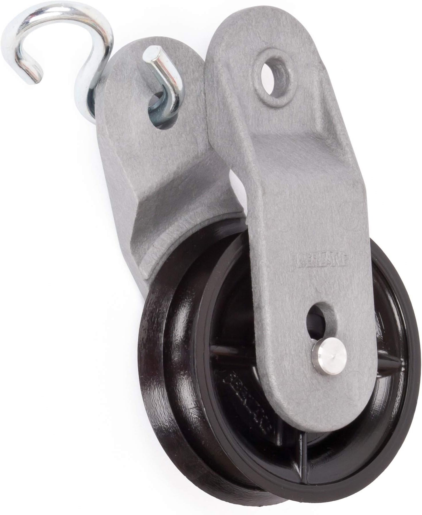 Pulley 1.57" with split bracket - Ideal for lifting blocks/hoists/ladder lift/for bikes or other garage storage items - home improvements, clothesline