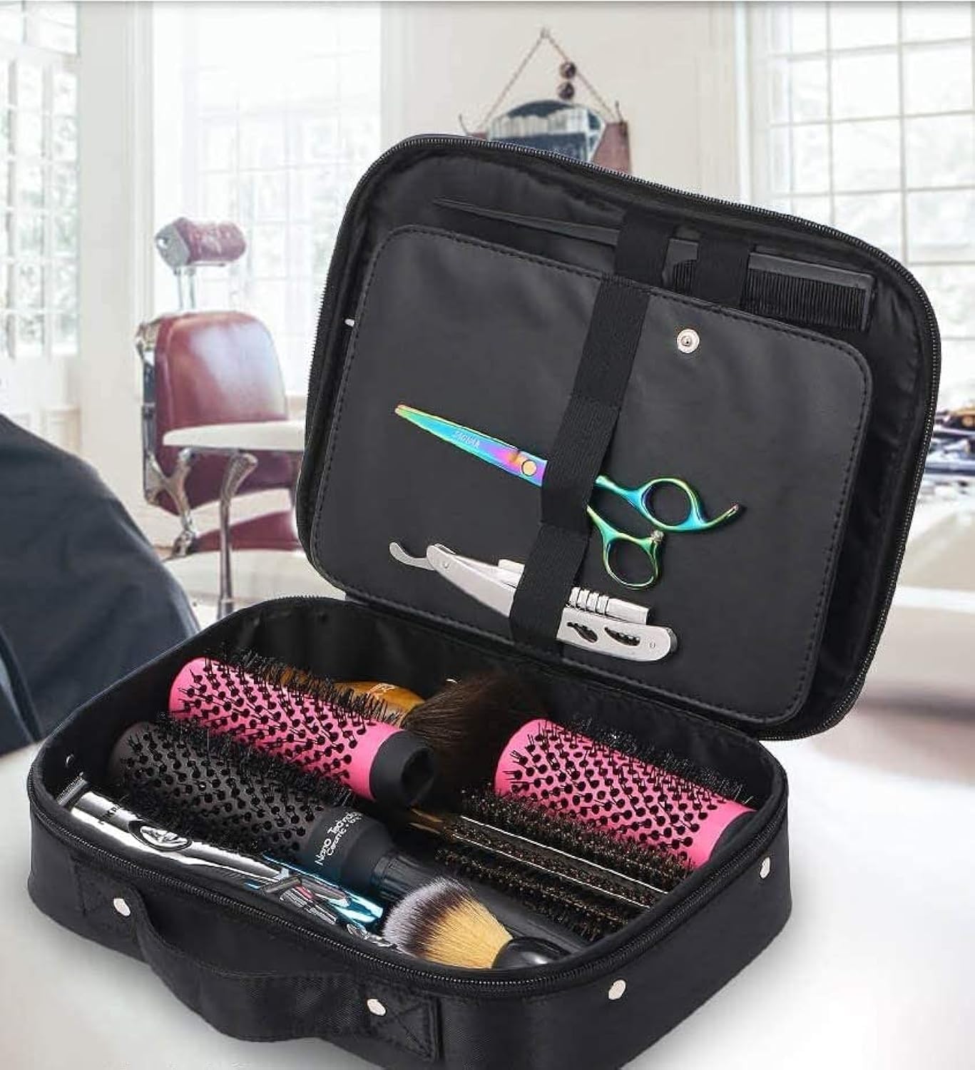 Barber Bag Travel Storage Bag Barber Accessories Supplies Salon Tools Organizer Hair Salon Tools