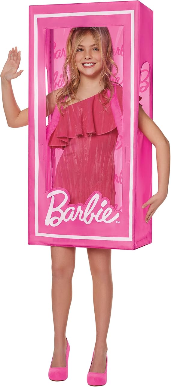 Spirit Halloween Kids Barbie Box Costume Officially Licensed