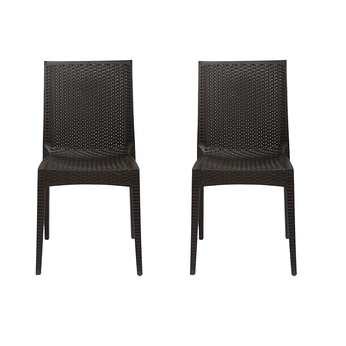 Cello Kraft Chair Set Pack of 2 - Pearl Brown