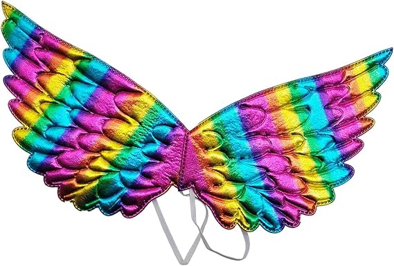 Amazon Amleso 天使 翼 悪魔の羽 エンジェル 翼 ウィングス 妖精 エンジェル 羽 妖精衣装 子供 レディース コスプレ衣装 コスチューム ダンス用 パーティー衣装 アクセサリー パーティーやイベント 撮影会 カラフル キッズコスチューム おもちゃ