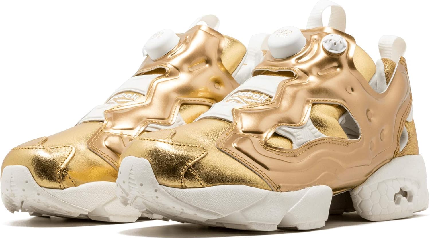 reebok instapump gold