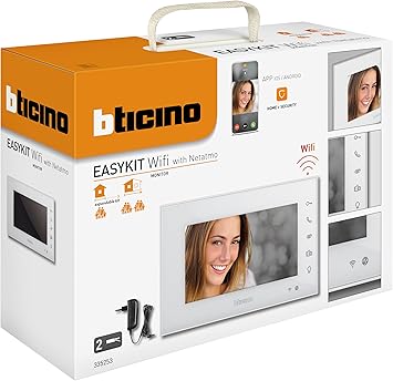 Citofono Urmet Kit Videocitofono Monofamiliare Bticino EASYKIT Essential Plug In 2 Fili Monitor 7 Pollici 317913 Videocitofono Bticino - Foto 3