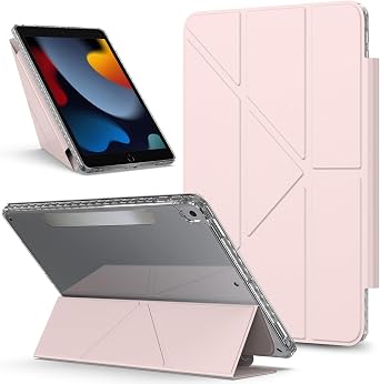 Military Grade Shockproof Tablet Case Compatible with iPad Air 3 10.5 Inch 2019 Case, Detachable Magnetic Cover, Slim Protective Case, Multiple Angle Viewing, Clear Transparent R
