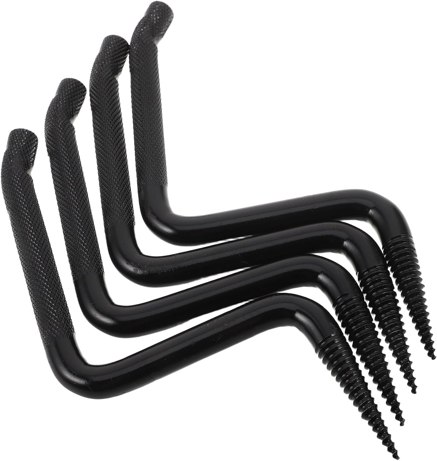 4pcs Heavy Duty Steel Tree Steps 8.7 Inch Self-Tapping Climbing Pegs with -Slip Knurling Pattern for Hunting Tree Stands and Deer Hunting Outdoors