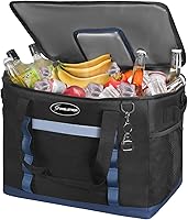 Vista 2 de Maelstrom Collapsible Soft Cooler Bag,35/55/75 Cans Beach Cooler with Flip Top Lid, Ice Chest, Leakproof & Portable for Beach, Camping, Road Trips &
