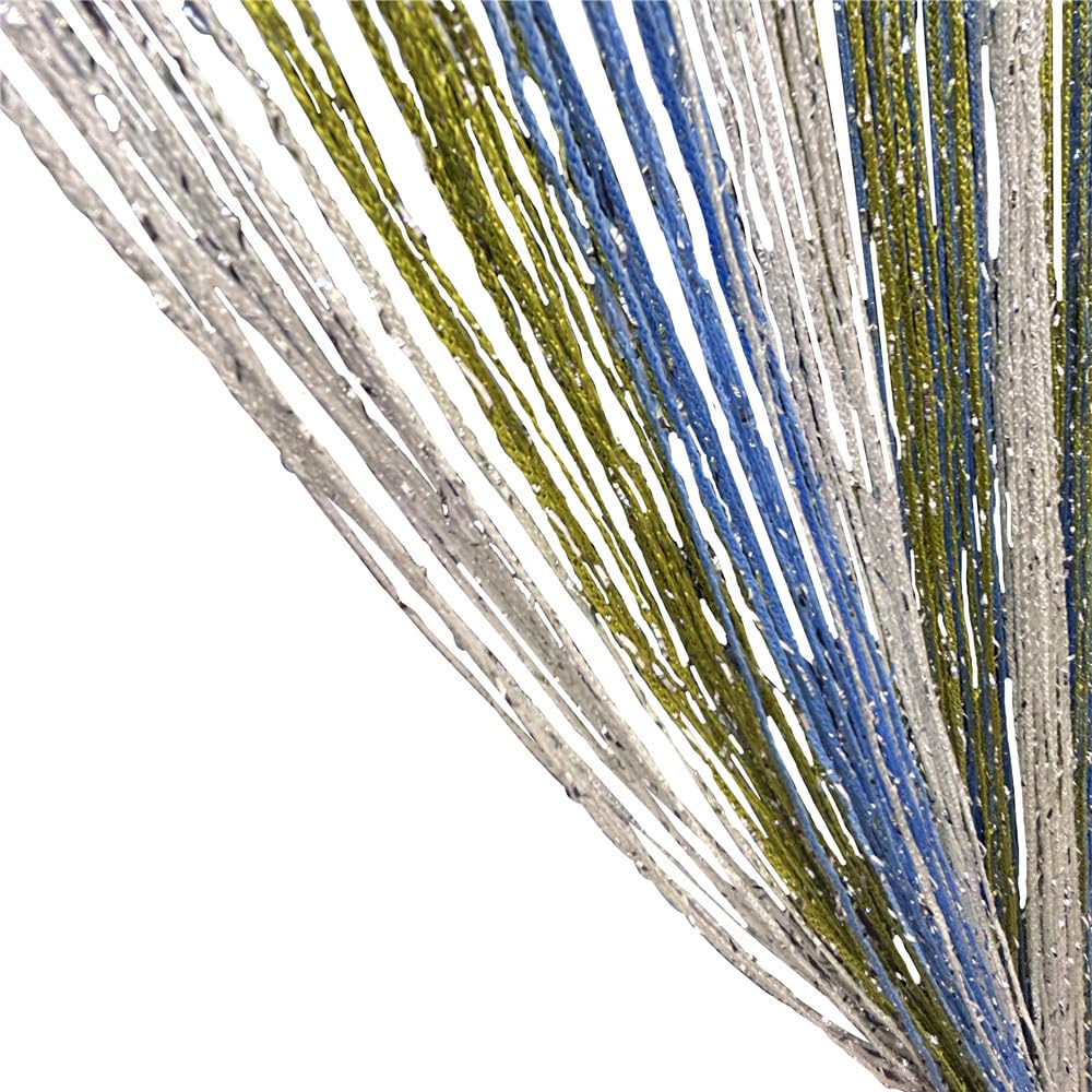 Rideau de fenêtre à franges 100x200cm pour bloquer les insectes et le vis-à-vis