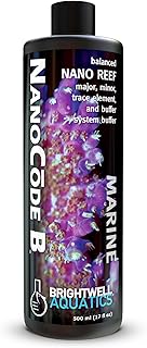 Brightwell Aquatics NanoCode B – pH & Alkalinity Stabilizer for Nano Reef Aquariums – Supports Coral Growth & Aragonite Formation – No Phosphate or Silicate, 500 ml