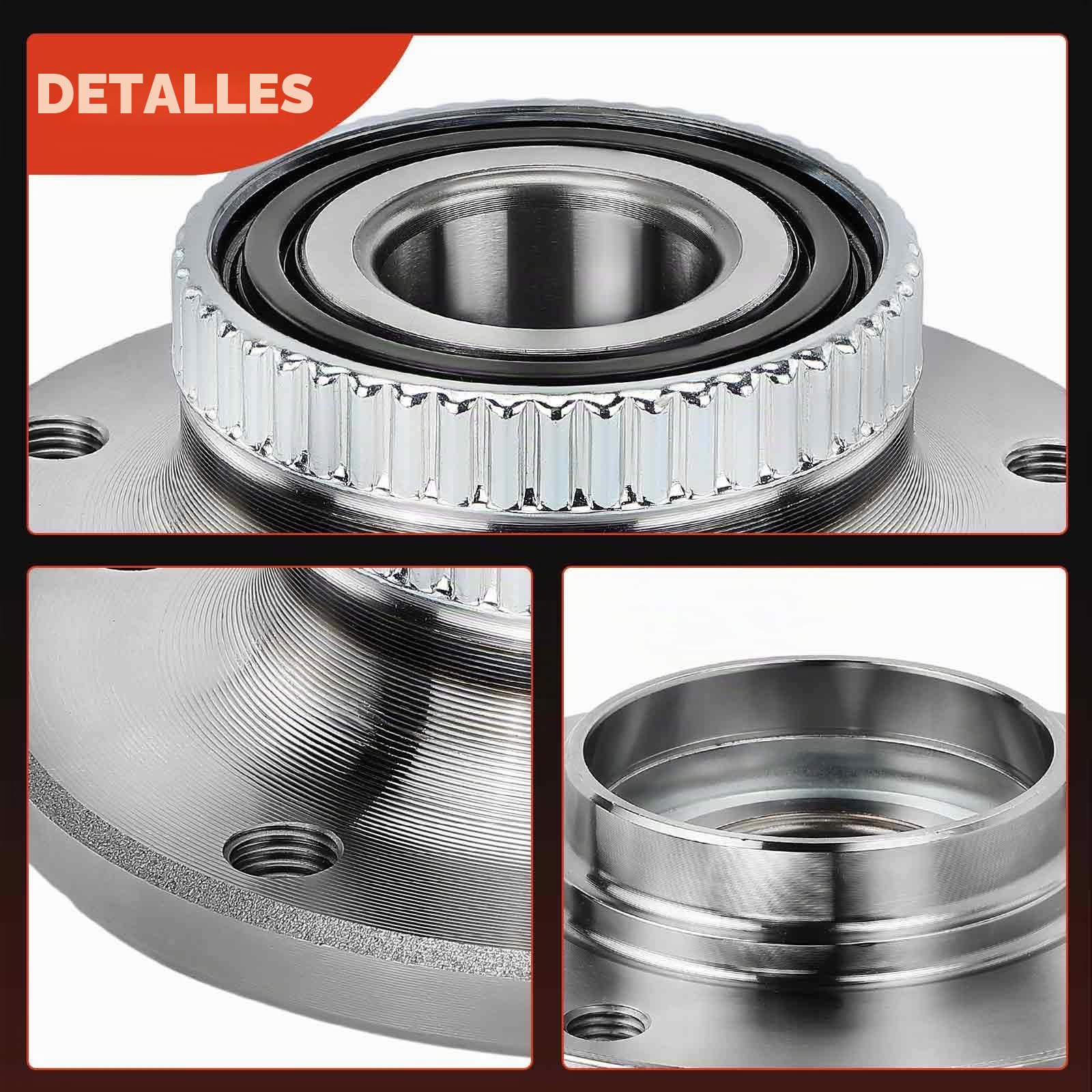 Frankberg Kit de 2 rodamientos de rueda delanteros con anillo sensor ABS