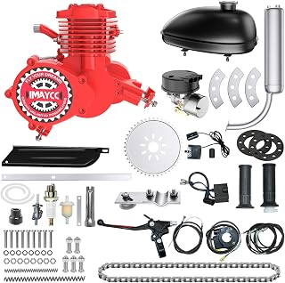 IMAYCC 80cc Bike Motor Kit Red