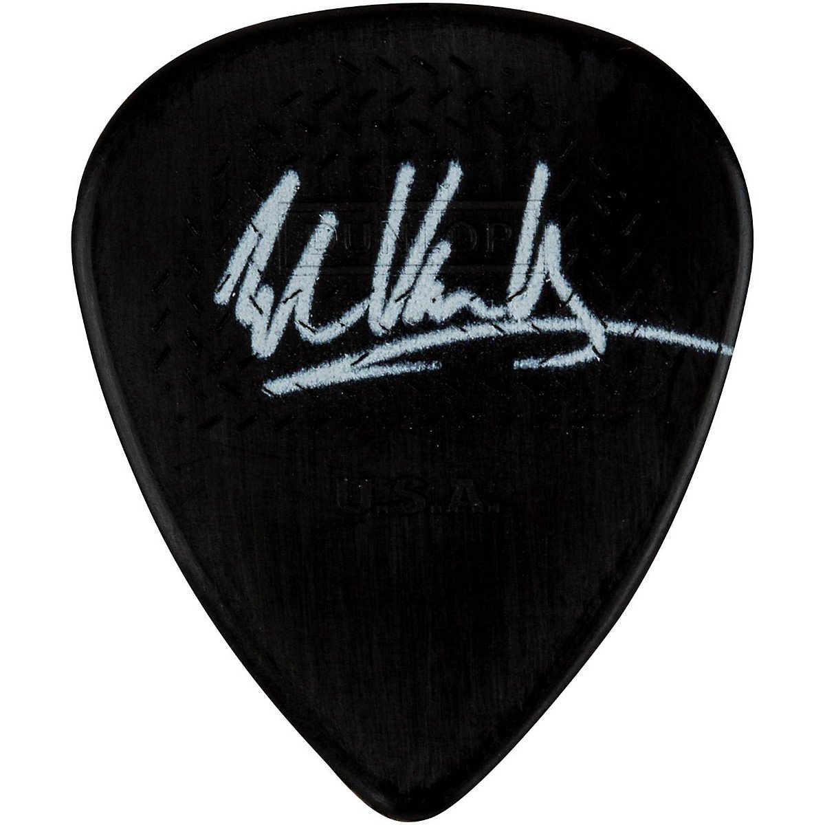 EVH® »SIGNATURE PICKS 0.73 BLACK/WHITE« Plettri per chitarra - 6 Pezzi - 0.73mm - Colore: Nero