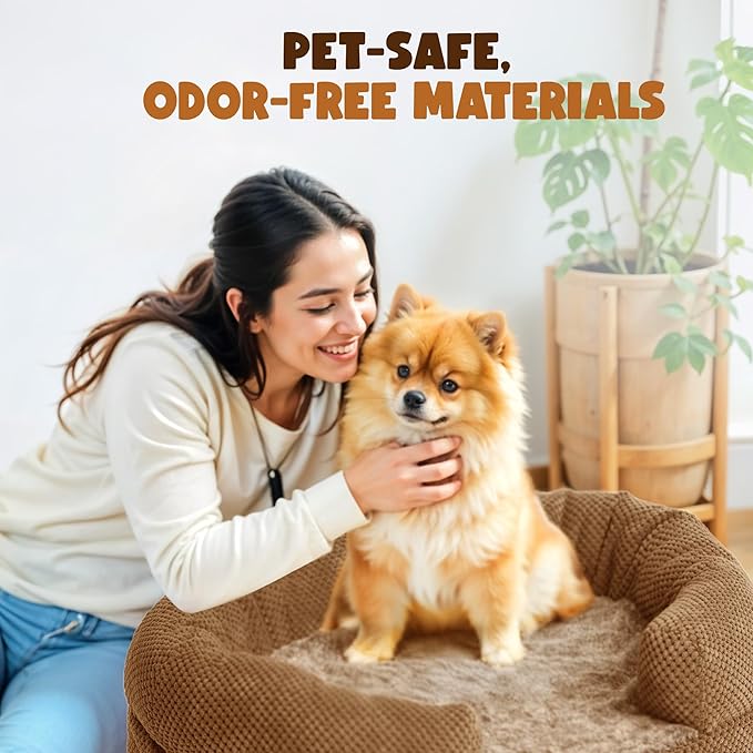 Cama Ortopédica para Perros Grande Oval con Funda Lavable miniatura 6