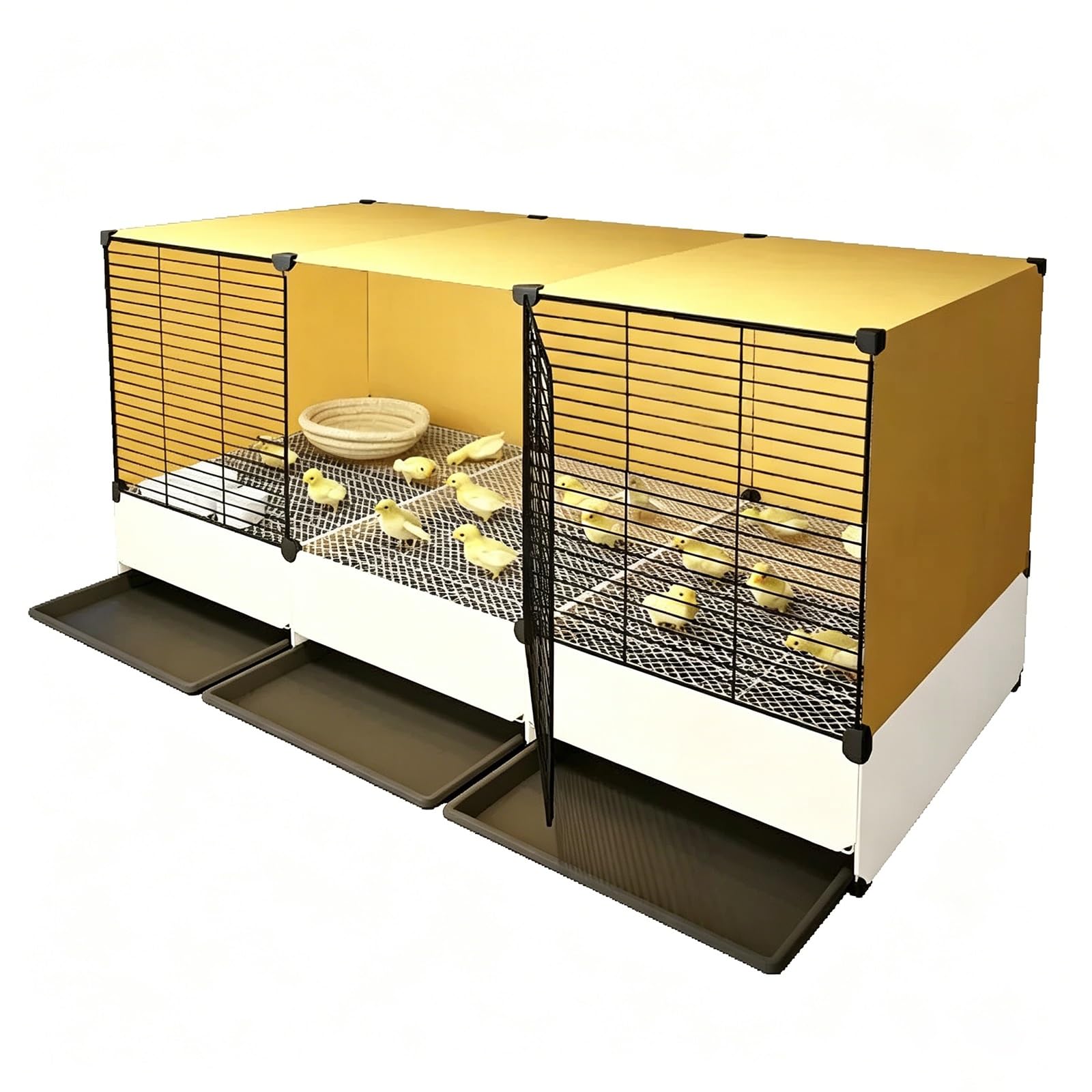 Cage éleveuse pour poussins et canetons idéale pour la maison