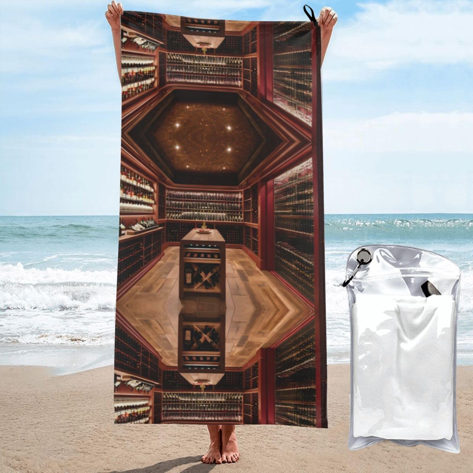 Serviette de piscine grand format 81x132cm pour vos après-midi farniente et bains d'été