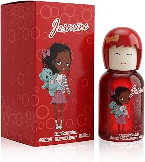 AFLUXE Jasmine Kids Eau de Parfum for Women, Gentle Floral Fruity Scent, Mild & Clean Fragrance for Toddlers, 3.3 fl oz (100 ml)