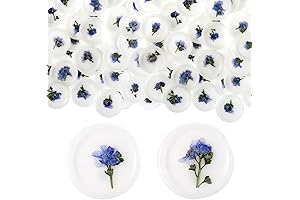 Qilery Blue Wax Seal Stickers: Enchanting Floral Wax Seals for Weddings and Memorable Occasions