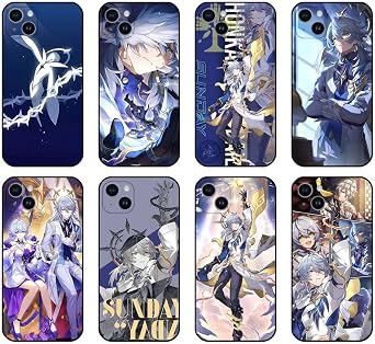 HSR Sunday Phone Case Star Rail Sunday Robin Soft TPU Covers Multicolor