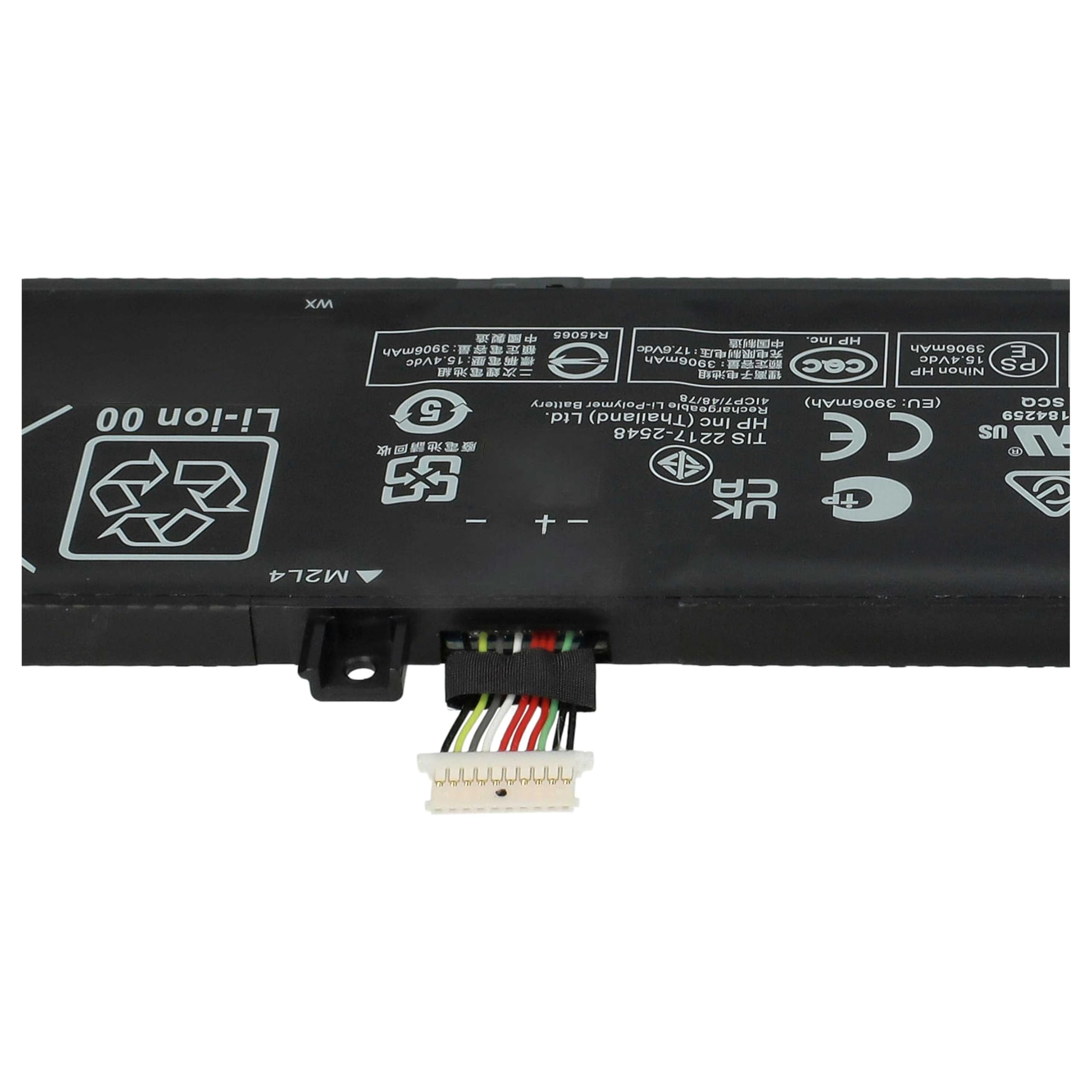 vhbw Bateria zamienna do HP HSTNN-IB9R, M08254-1C1, SC04063XL, SC04XL do notebooka (3850 mAh, 15,4 V, litowo-polimerowa)