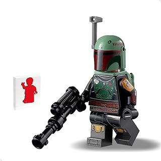 LEGO Star Wars The Book of Boba Fett Minifigure - Boba Fett with Beskar Armor, Jet Pack, and Blaster (75312) 2021