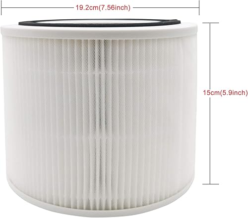 Miniatura 2 de LEVOIT - Filtro de repuesto Core 300, compatible con LEVOIT Core 300, Core 300-RF Fliter, filtro HEPA 3 en 1 de grado H13 con filtro C y prefiltros