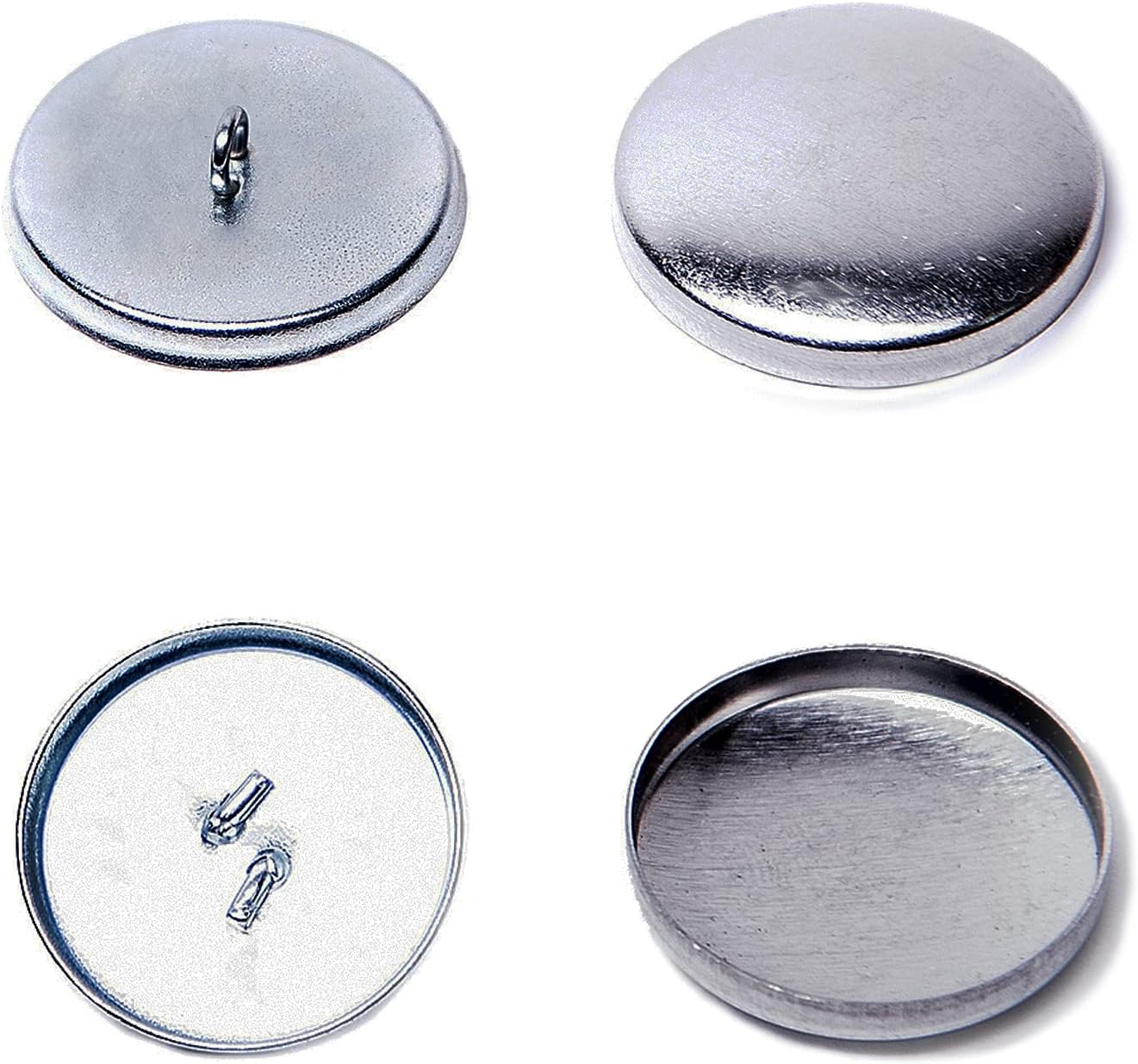 GETMORE Parts Knöpfe zum Beziehen mit Stoff Knopfrohlinge zur Herstellung von Knöpfen