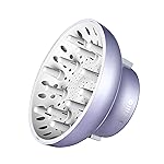 GIHALI Universal Hair Diffuser Super Sturdy 1.7 Inch to 2.6 Inch for Natural Curly and Wavy Hair, Hair Dryer Attachment (Lavender)