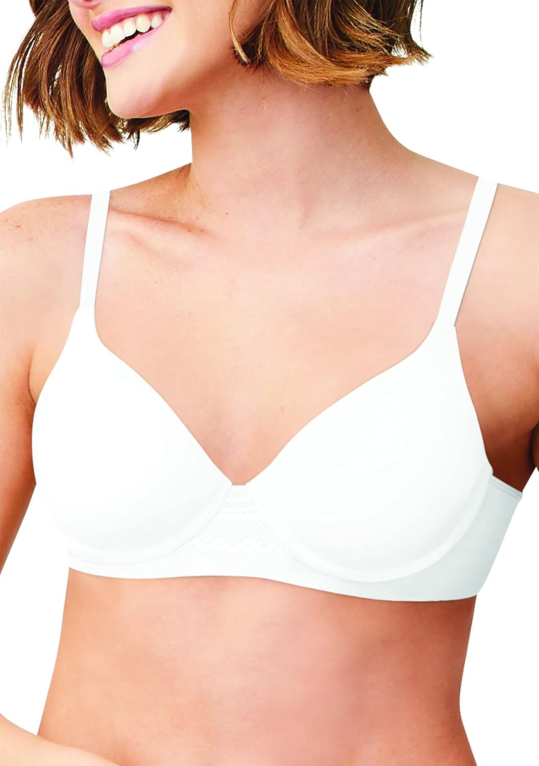 Hanes Ultimate Women's T-Shirt Natural Lift Foam Wirefree Bra DHHU25 at  Women’s Clothing store