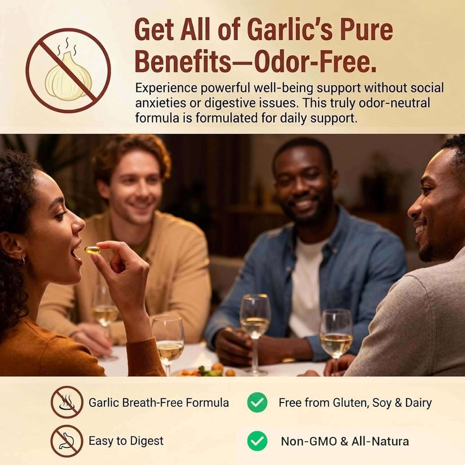 WNW Revmed Aged Garlic Extract, Naturally Aged 24 Months | Odorless Softgels | Non-GMO, Gluten & Soy Free | 300 Softgels(2pcs)