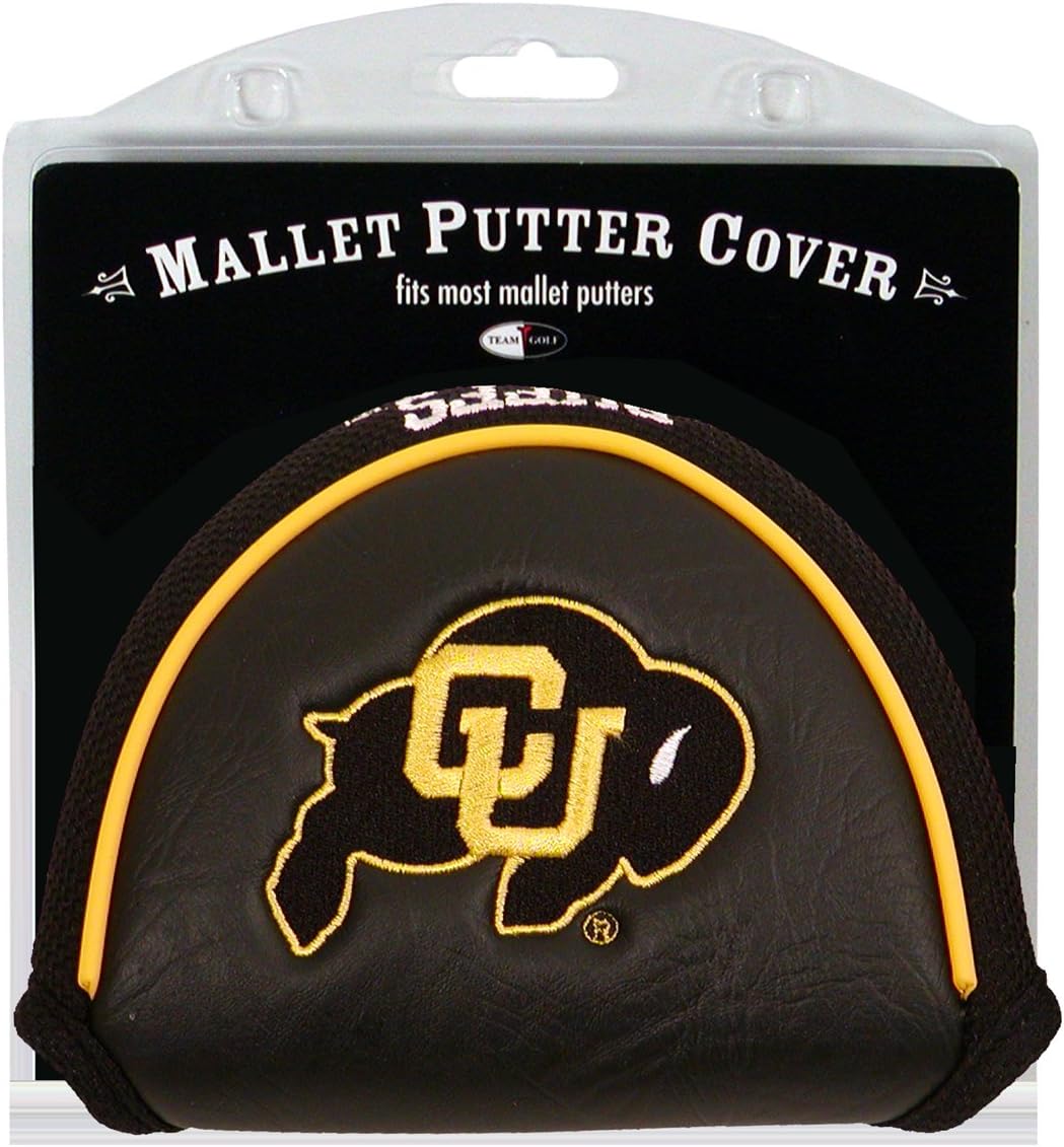 Team Golf NCAA Golf Club Mallet Putter Headcover, Fits Most Mallet Putters, Scotty Cameron, Daddy Long Legs, Taylormade, Odyssey, Titleist, Ping, Callaway