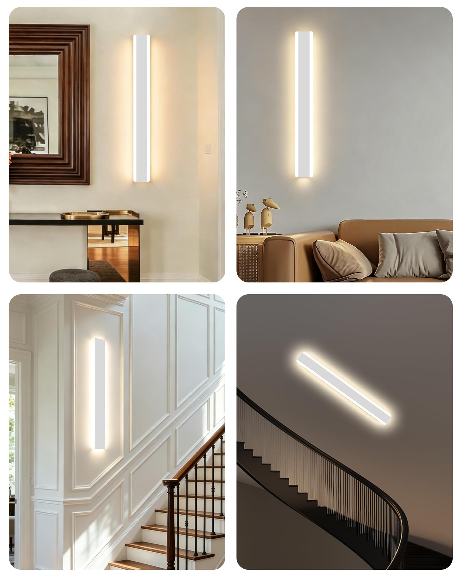 LED Wandleuchte LED Innen Moderne,Wandlampe LED mit Fernbedienung