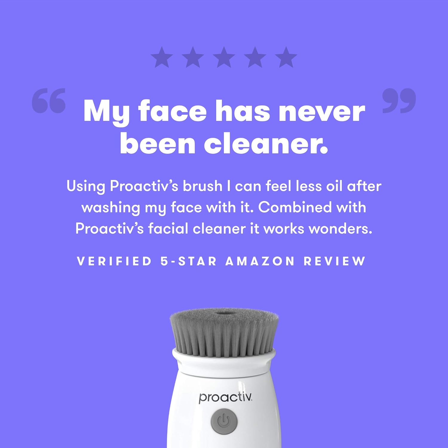 Proactiv Charcoal Facial Cleansing Brush - Spin Brush Exfoliator and Facial Scrubber With Charcoal-Infused Bristles For Deep Skin Cleansing - Water Resistant : Beauty & Personal Care