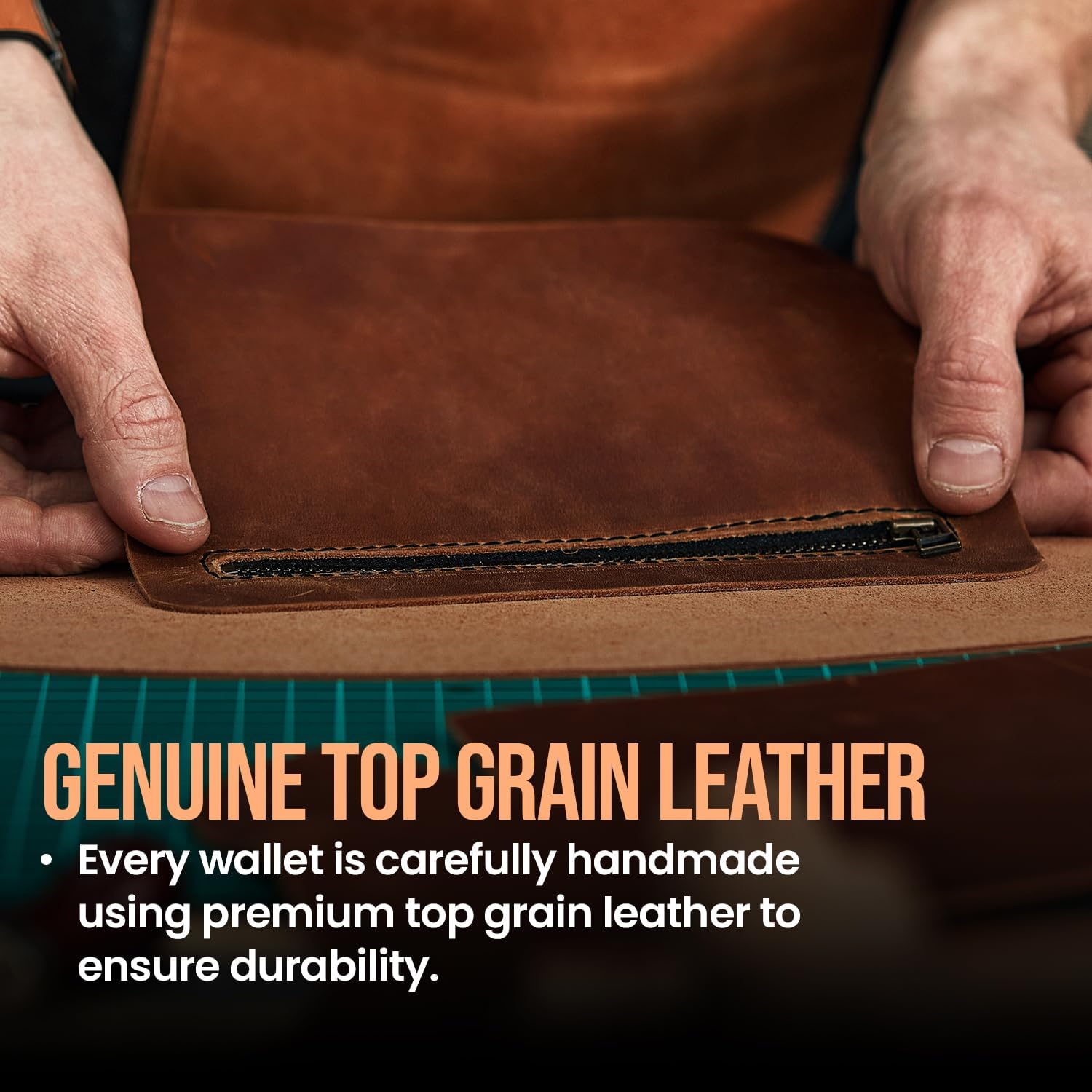 Top Grain Leather Wallet for Men | RFID Blocking Genuine Leather Wallets for Men | Secure and Durable Extra Capacity Bifold Wallet with 2 ID Windows and Upto 9 Card Slots (Black)